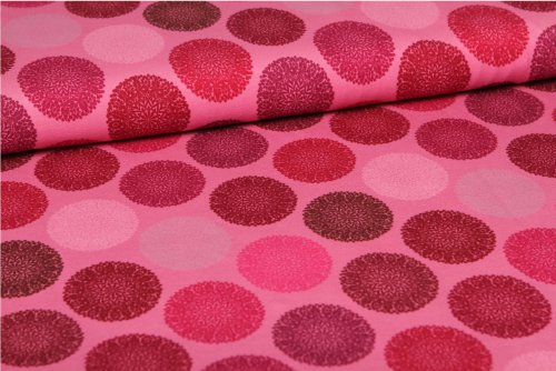 RESTSTÜCK 80cm !!! - Jersey - Mandala - rosa